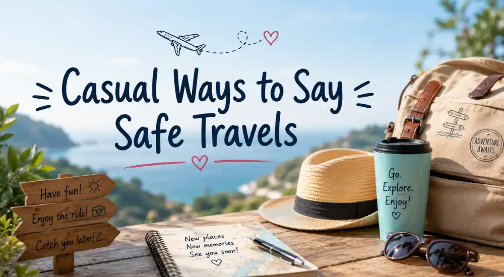 Casual Ways to Say Safe Travels