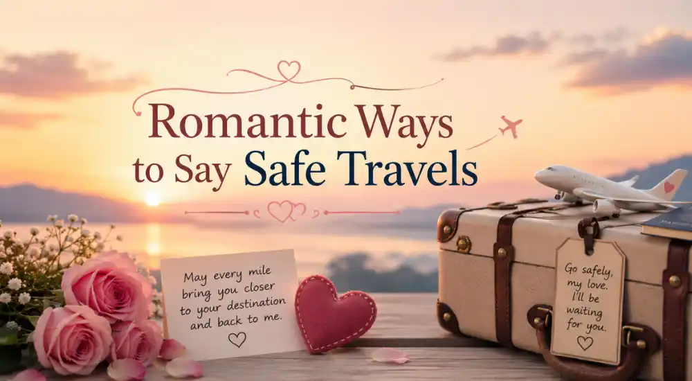 Romantic Ways to Say Safe Travels