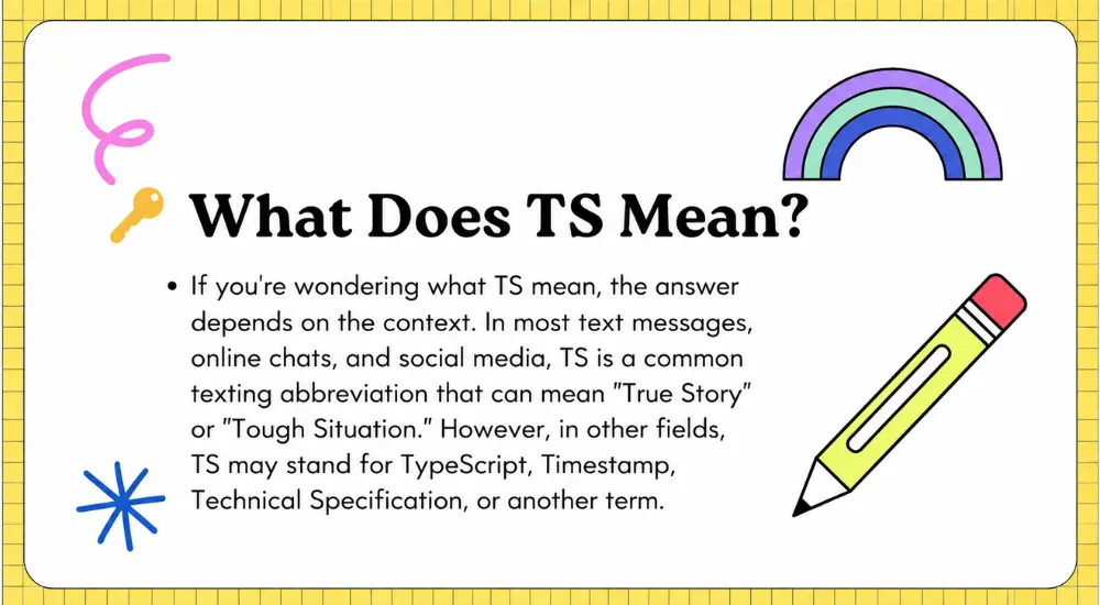 What Does TS Mean