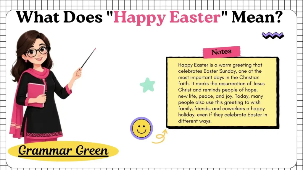 What Does _Happy Easter_ Mean