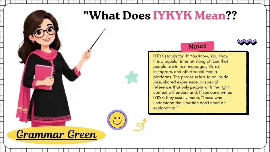 What Does IYKYK Mean
