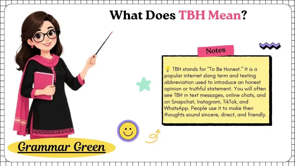 What Does TBH Mean