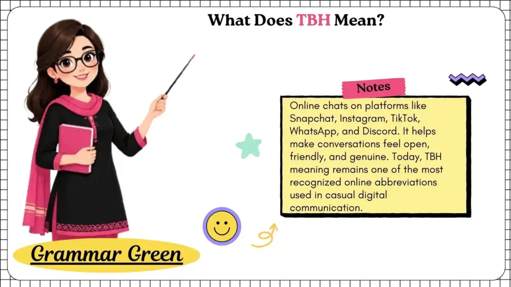 What Does TBH Mean