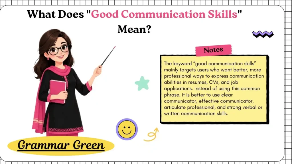 What Does _Good Communication Skills_ Mean