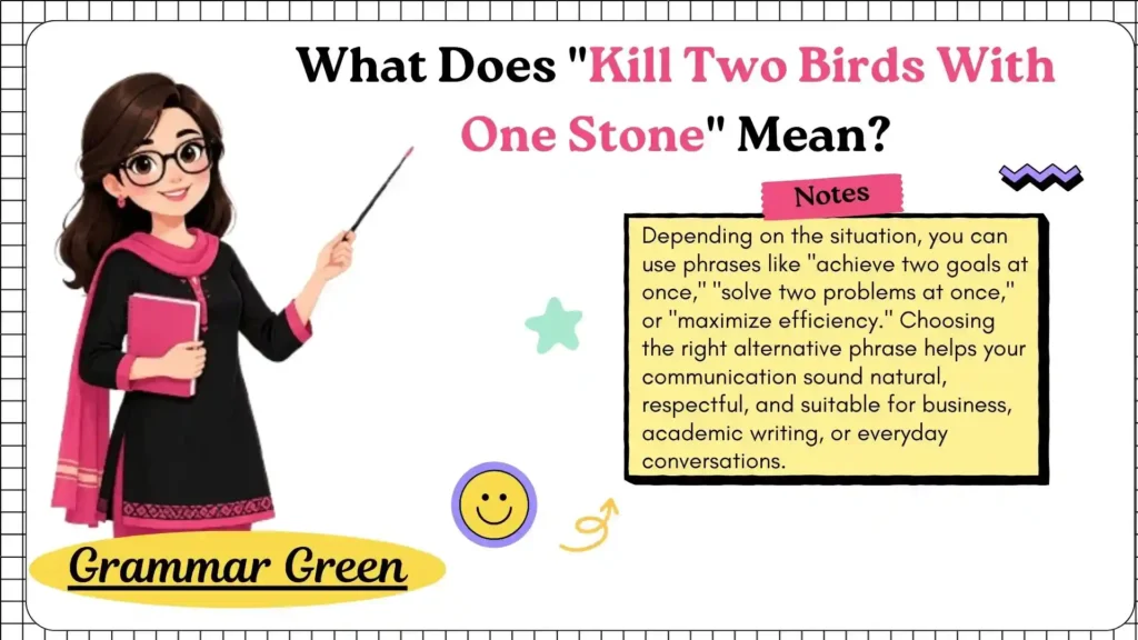 What Does _Kill Two Birds With One Stone_ Mean
