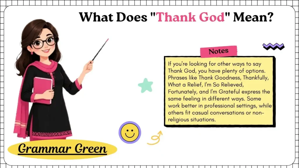 What Does _Thank God_ Mean