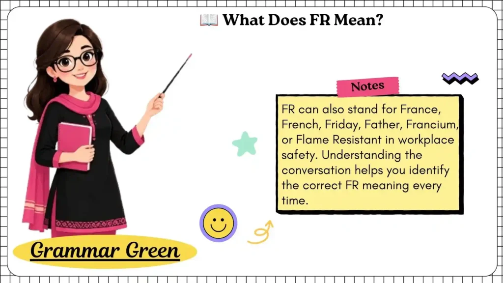 📖 What Does FR Mean