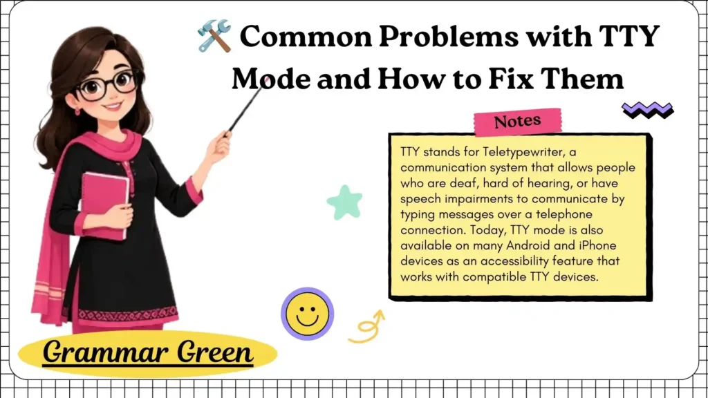 🛠️ Common Problems with TTY Mode and How to Fix Them