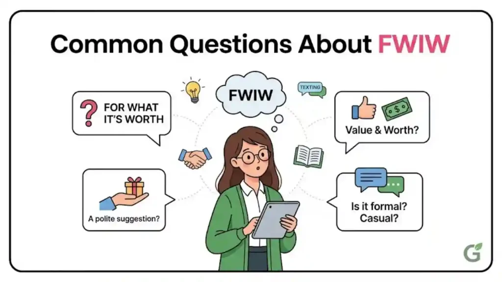 Common Questions About FWIW