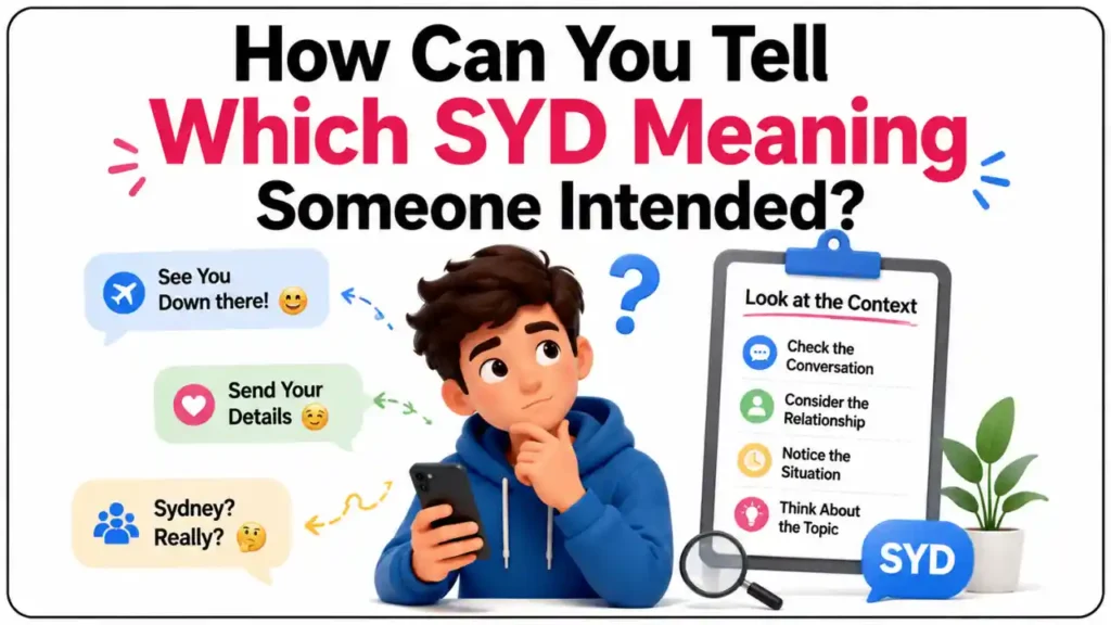 How Can You Tell Which SYD Meaning Someone Intended