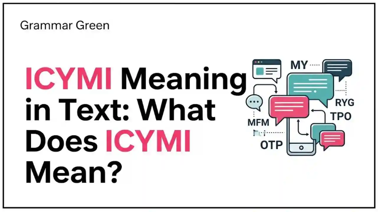 ICYMI Meaning in Text_ What Does ICYMI Mean