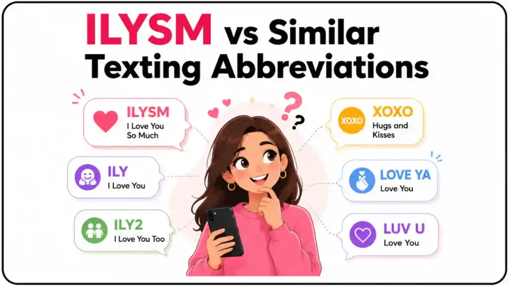 ILYSM Spelling and Variations