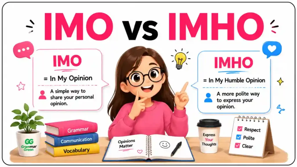 IMO vs IMHO