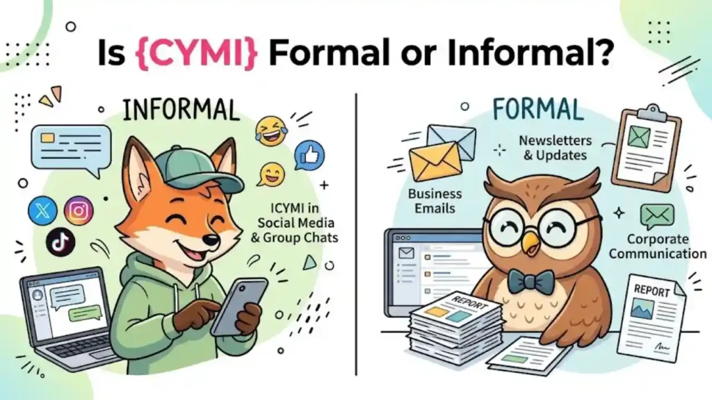 Is ICYMI Formal or Informal