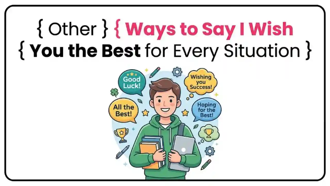 Other Ways to Say I Wish You the Best for Every Situation