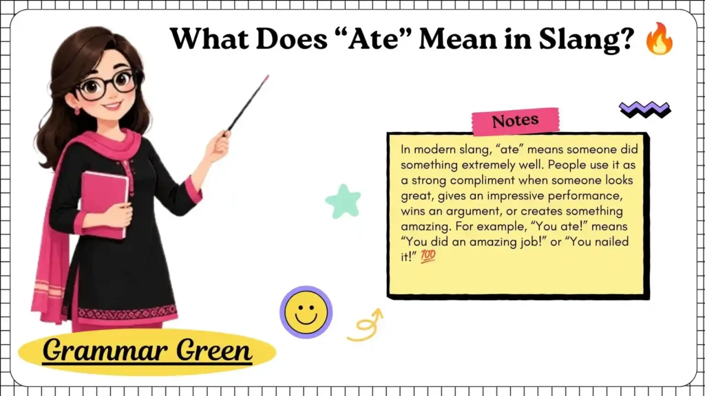 What Does “Ate” Mean in Slang_ 🔥