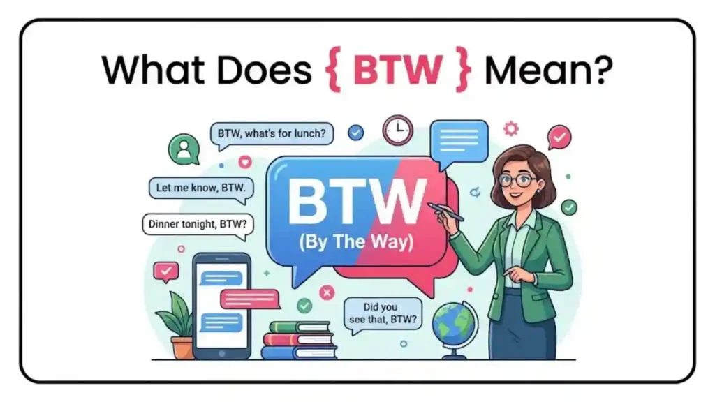 What Does BTW Mean