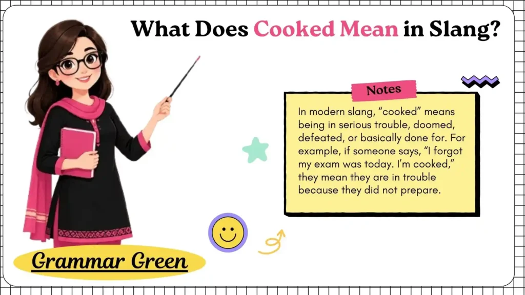 What Does Cooked Mean in Slang
