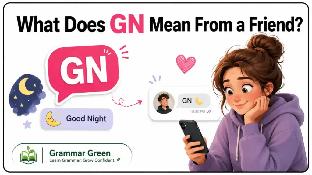 What Does GN Mean From a Friend