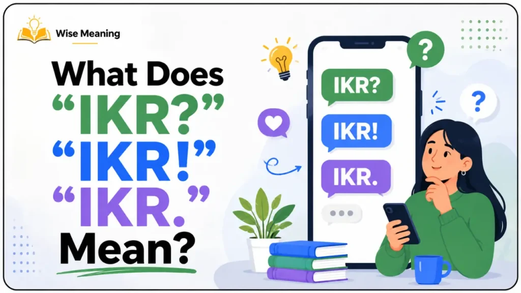 What Does “IKR_”, “IKR!” and “IKR.” Mean