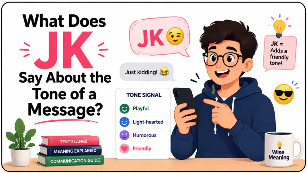 What Does JK Say About the Tone of a Message