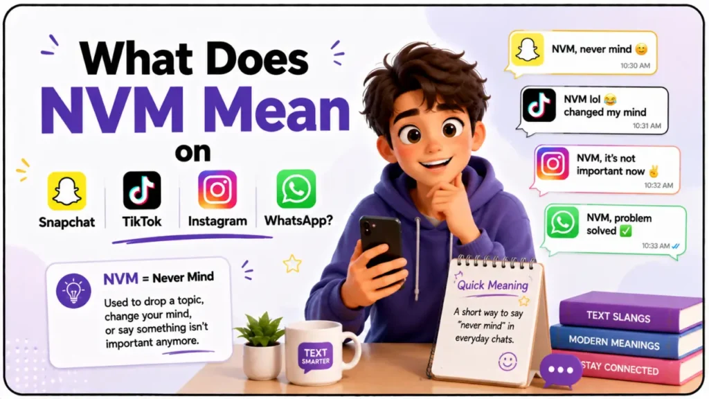 What Does NVM Mean on Snapchat, TikTok, Instagram and WhatsApp