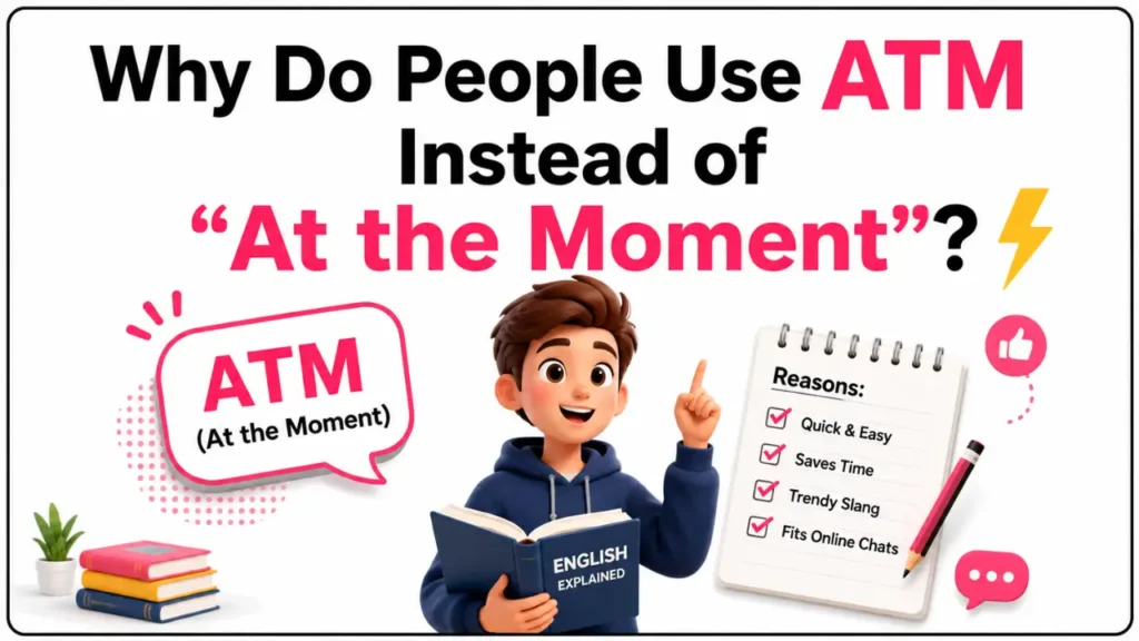 Why Do People Use ATM Instead of “At the Moment”_ ⚡