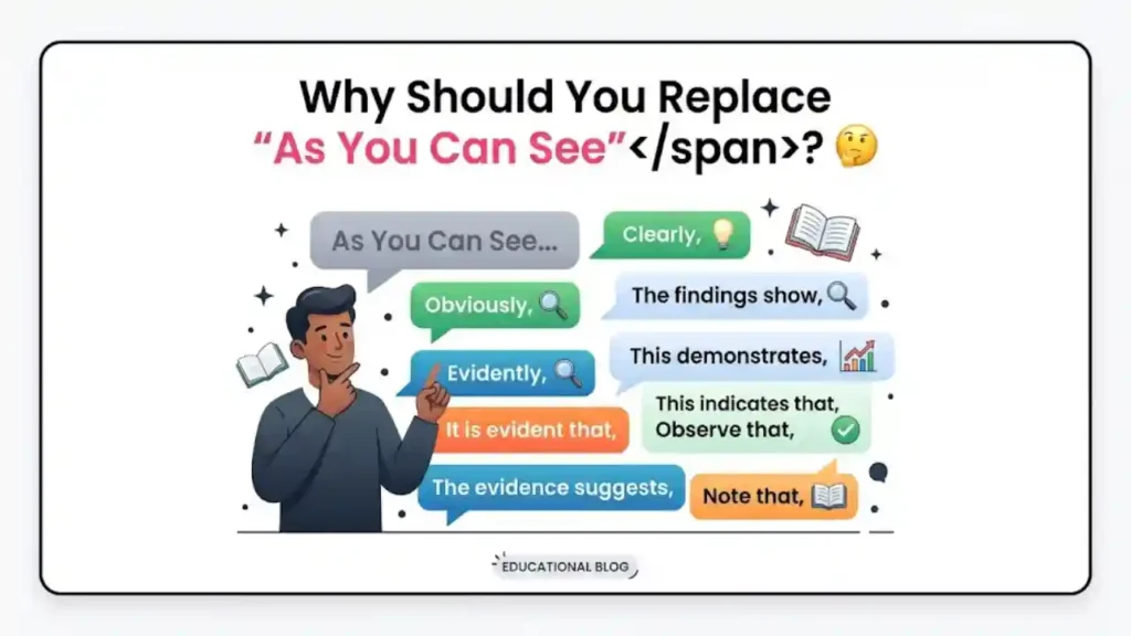 Why Should You Replace _As You Can See__ 🤔