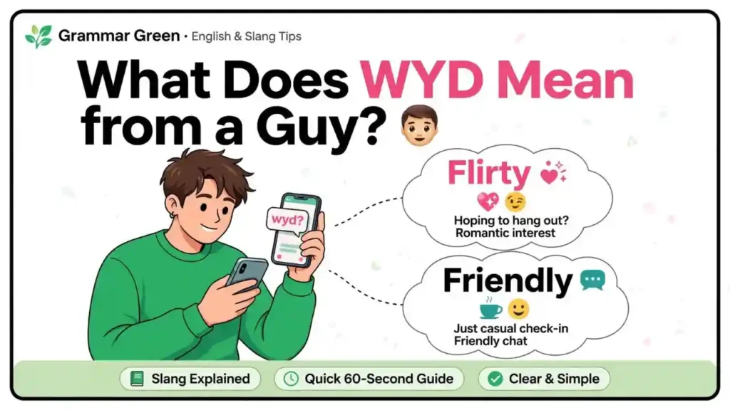 👦 What Does WYD Mean from a Guy