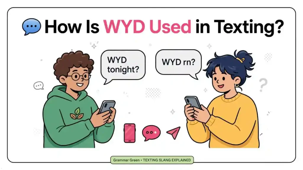 💬 How Is WYD Used in Texting