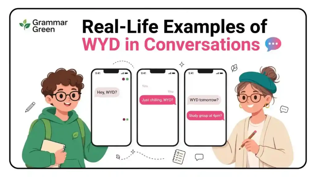 💬 Real-Life Examples of WYD in Conversations