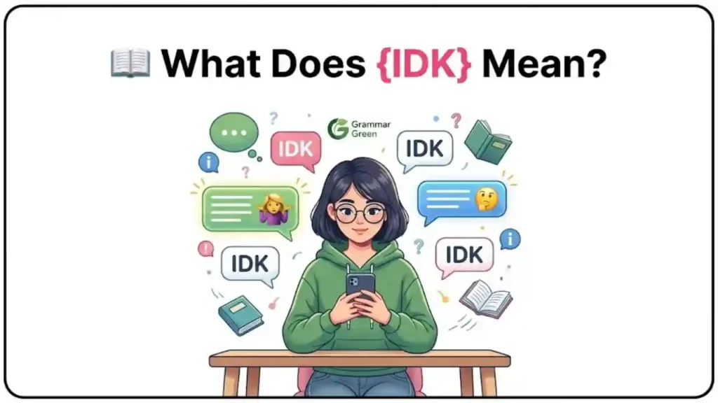 📖 What Does IDK Mean