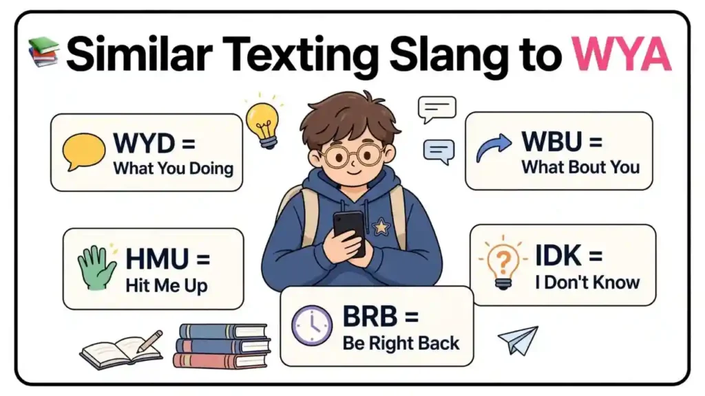 📚 Similar Texting Slang to WYA